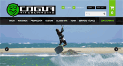 Desktop Screenshot of coguakiteboarding.com